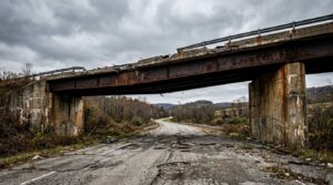 deteriorated bridge